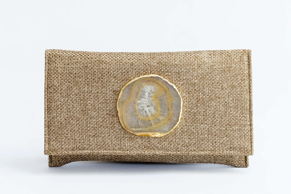 Bolso yute beige