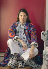 Calcetines rayas rosa claro