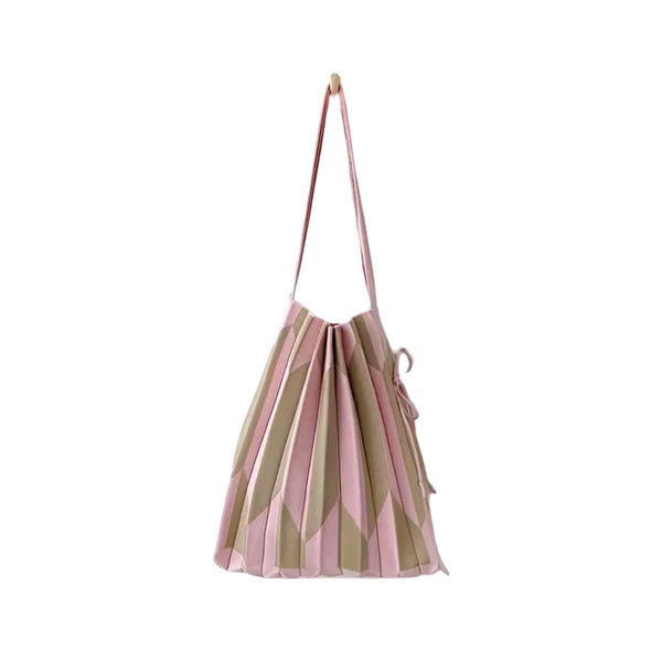 Bolso acordeón rosa