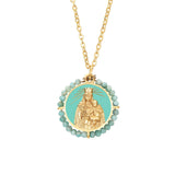 Colgante Virgen del Carmen Menta