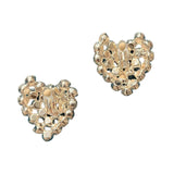 Pendientes Corazón Cristal Clip