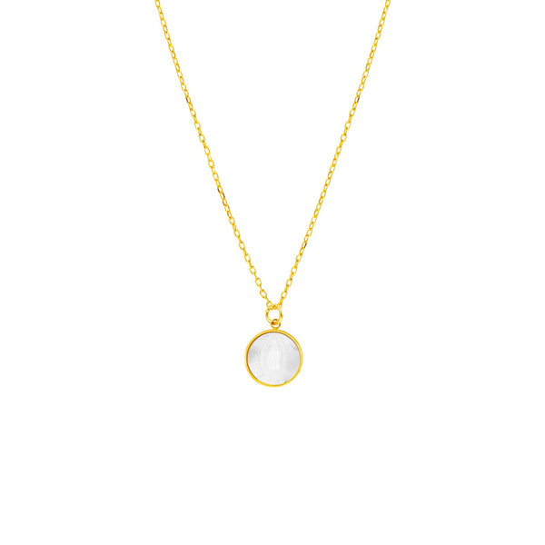 Colgante Virgen Guadalupe Mini Nácar