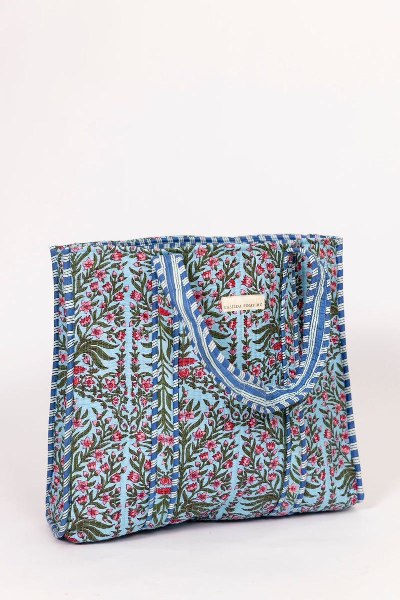 Bolso Tote Bag Celeste