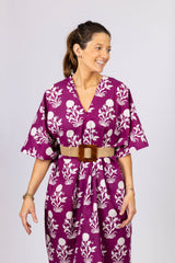 Vestido Caftán Buganvilla
