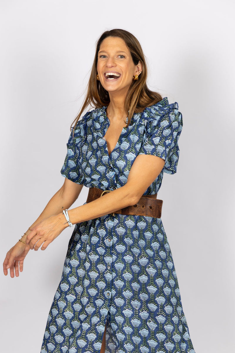 Vestido Tulipán Azul