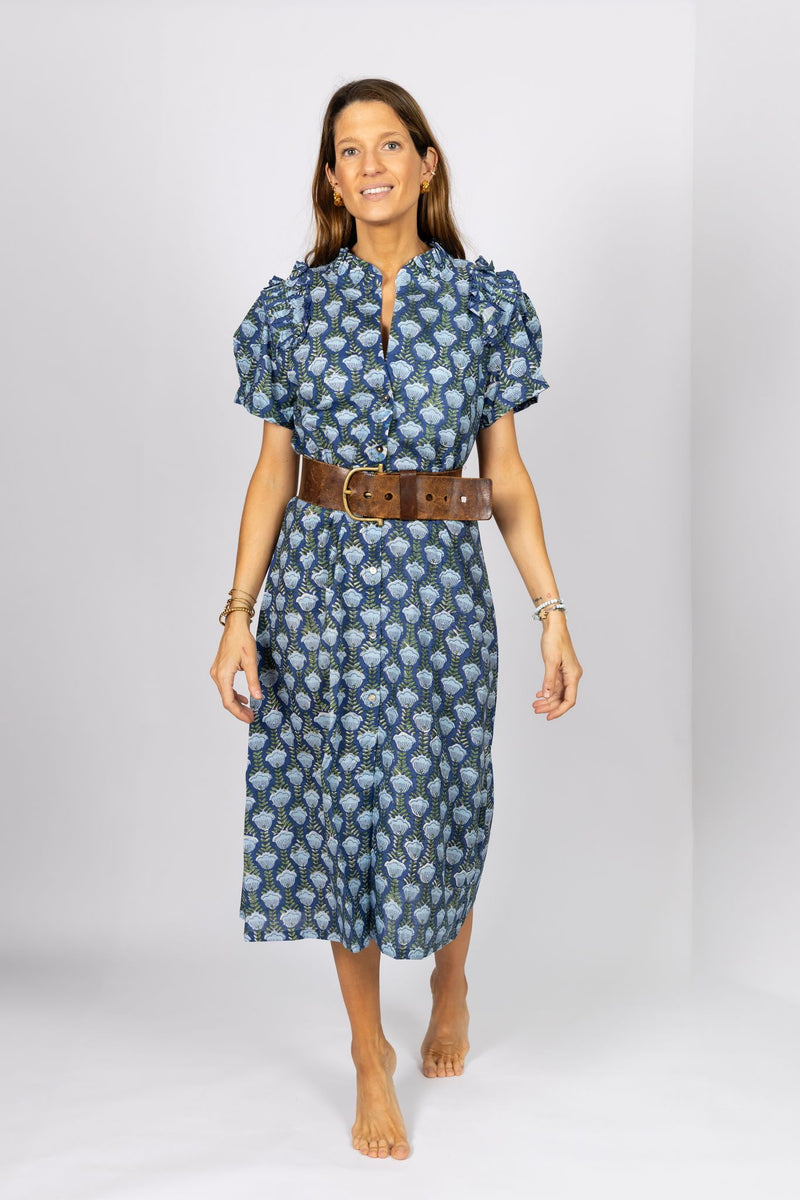 Vestido Tulipán Azul