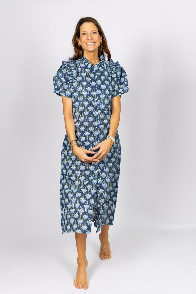 Vestido Tulipán Azul