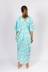 Vestido Caftán Verdeagua