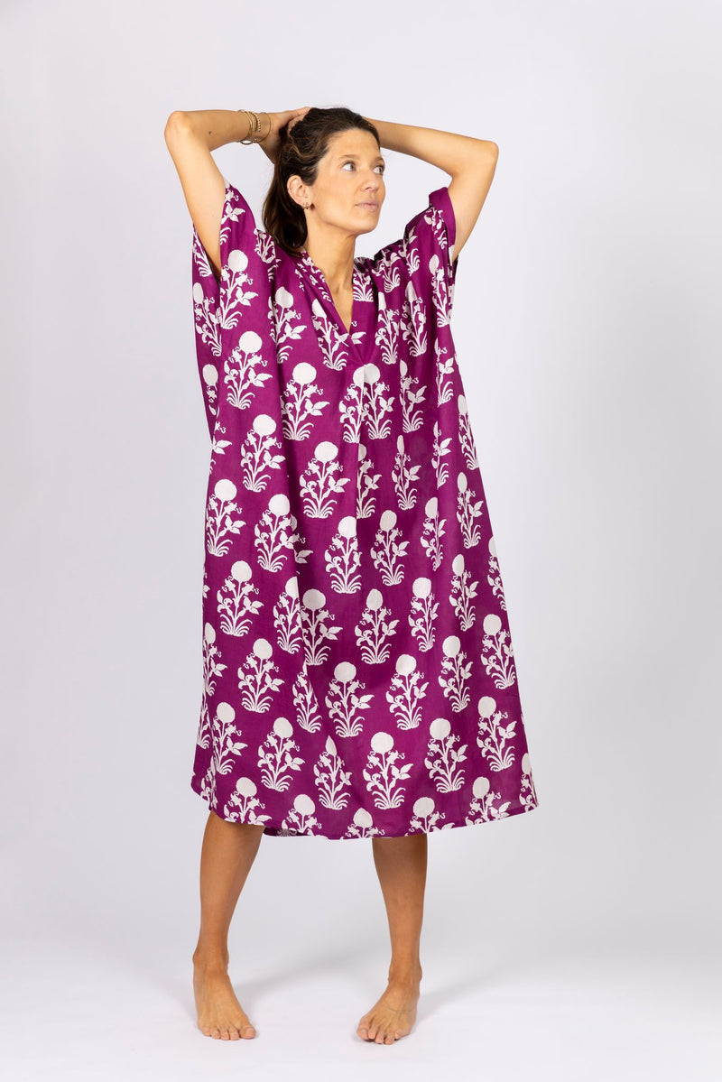 Vestido Caftán Buganvilla