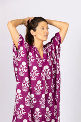 Vestido Caftán Buganvilla