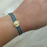 Pulsera Medalla Milagrosa Verde