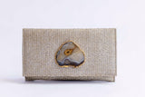Bolso yute dorado metalizado