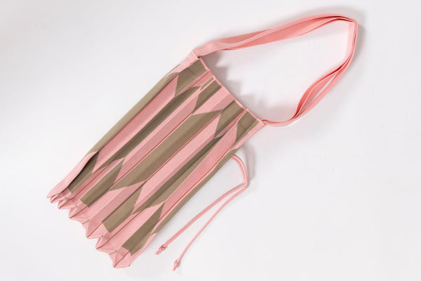 Bolso acordeón rosa