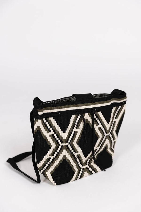 Bolso étnico negro
