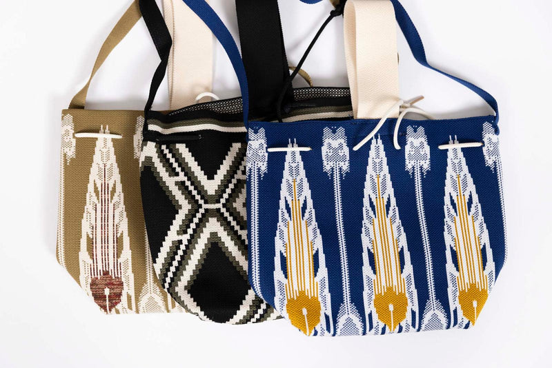 Bolso étnico azul