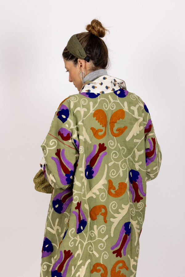 Chaqueta verde claro