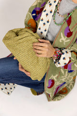 Bolso mano rafia