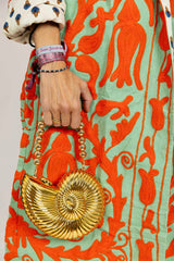 Chaqueta naranja/verde
