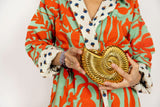 Chaqueta naranja/verde