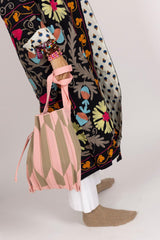 Bolso acordeón rosa