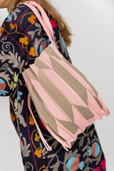 Bolso acordeón rosa