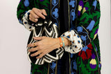 Pulsera Medalla Virgen de las Mercedes Roja