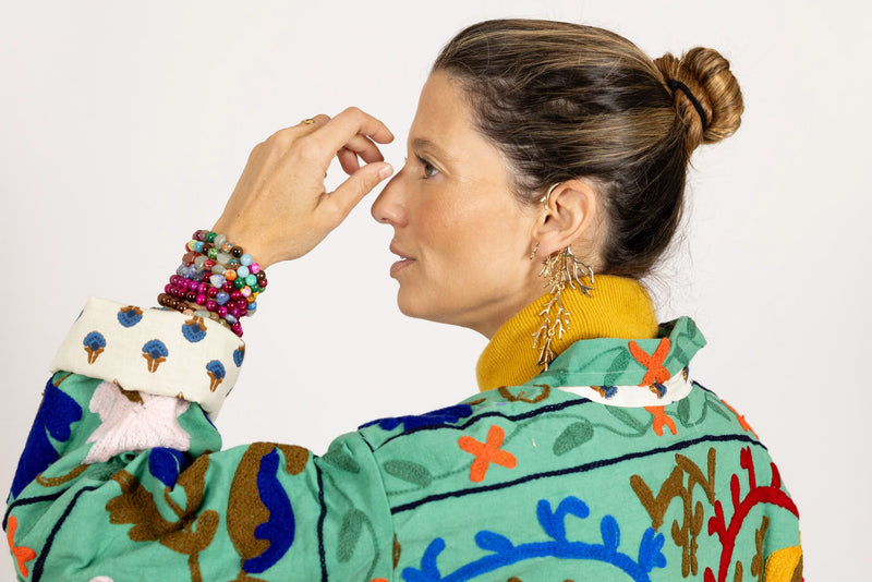 Chaqueta verde agua