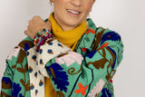 Chaqueta verde agua