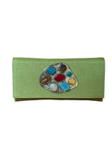 Bolso multipiedra verde
