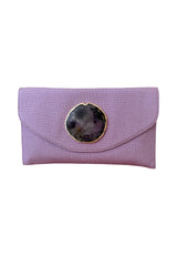 Bolso yute piedra lila