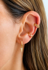 Ear cuff rombos