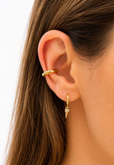 Ear cuff anilla martillada