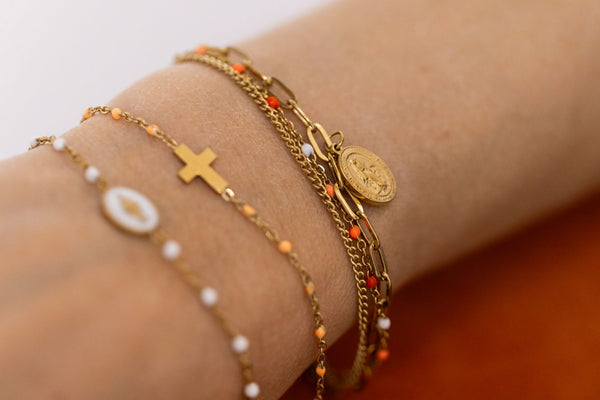 Pulsera Cadenitas Medalla