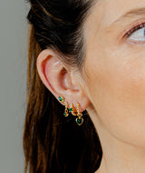 Pendientes Gotita Verde