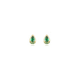 Pendientes Gotita Verde