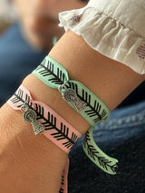 Pulsera Virgen del Pilar Espiga Elástica