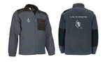 Chaqueta de manga larga con interior polar Solo Dios Anawim Gris