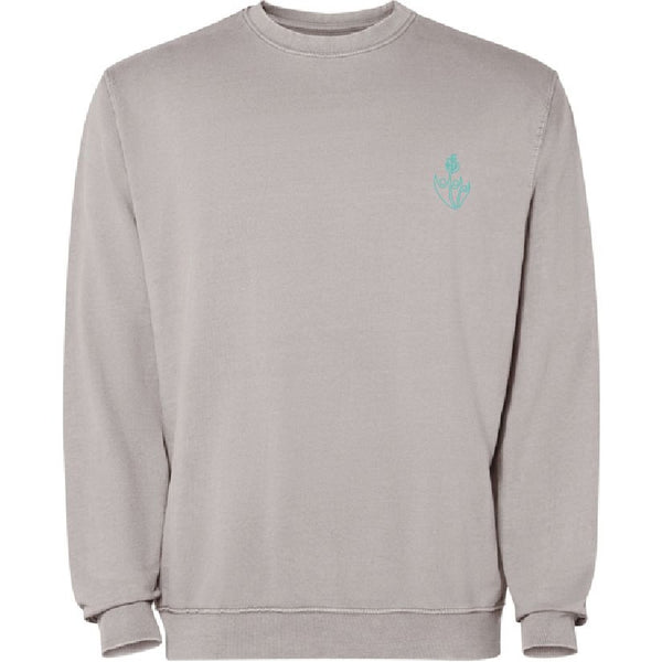 Sudadera Anawim Lost Found Loved Gris