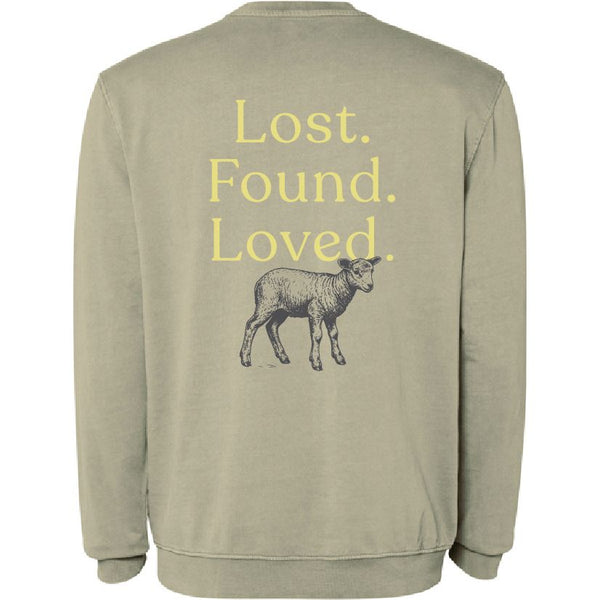 Sudadera Anawim Lost Found Loved Verde
