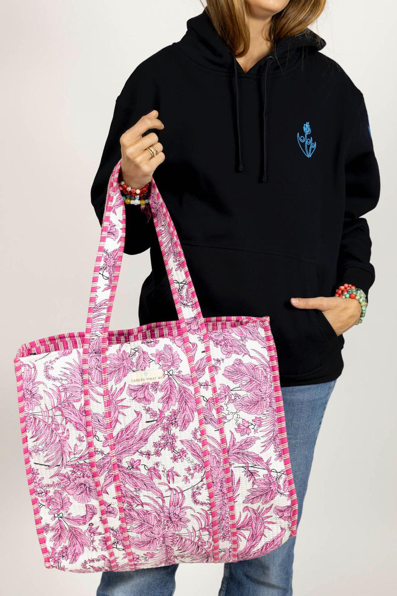 Bolso Tote Bag Rose Flores
