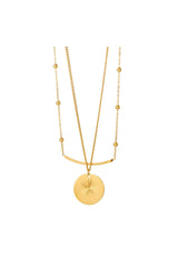 Colgante doble moneda
