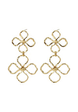 Pendientes flor doble