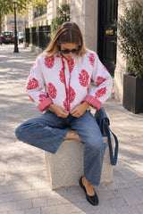 Chaqueta bomber roja