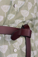 Camisa estampada verde