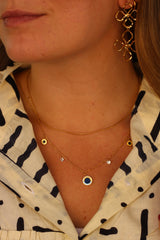 Pendientes flor doble