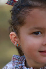 Pendientes estrella turquesa