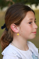 Aros carita feliz amarillo