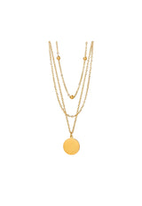 Colgante triple moneda