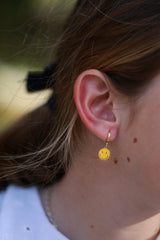 Aros carita feliz amarillo