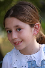 Aros estrella dorada